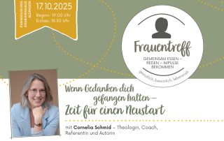 Flyer zum Frauentreff Oktober 2025